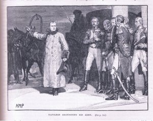 Napoléon abandonnant son armée - Henry Marriott Paget